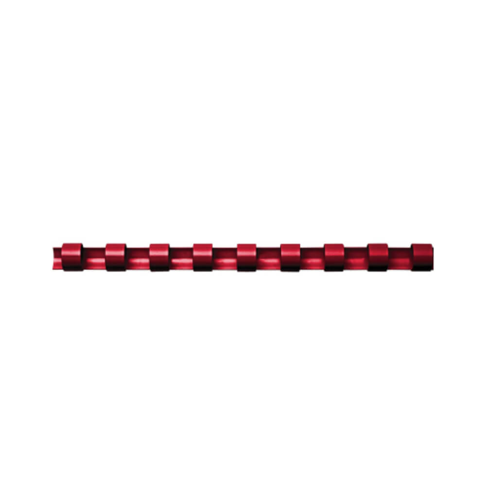 Set 100 Inele Indosariat Fellowes, Plastic, 14 mm, 100-125 Coli, Rosu, Inele Plastic de Indosariat, Inele de Indosariat, Inele Indosariere, Inele pentru Indosariat, Spirale Indosariat, Spirale de Indosariat, Spirale pentru Indosariat, Inele din Plastic