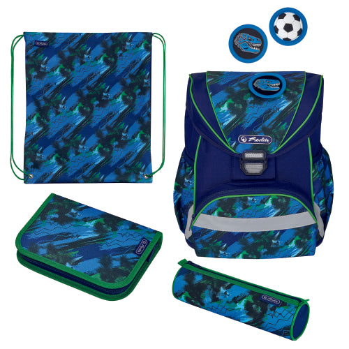 Ghiozdan Echipat Ultralight Plus, Motiv Splash