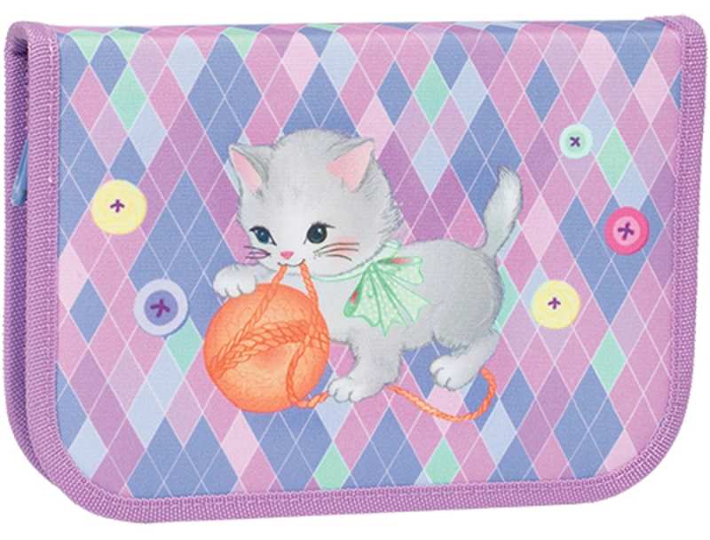 Penar Neechipat Cu O Clapa, Model Jolly, Motiv Playful Kitten