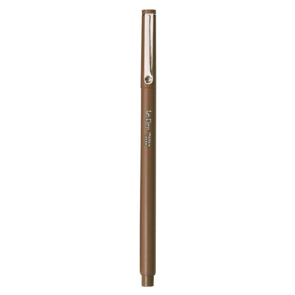 Pix Liner Grafic MARVY Le Pen, Varf Rotund 0.3 mm, Culoare Mina Maro, Cerneala pe Baza de Pigmenti, Pixuri Grafice, Pix Grafic cu Pigmenti, Liner Grafic, Liner Desen, Liner Pix, Liner cu Pigmenti, Pix Desen Grafic, Pix Desen Tehnic, Pixuri Liner