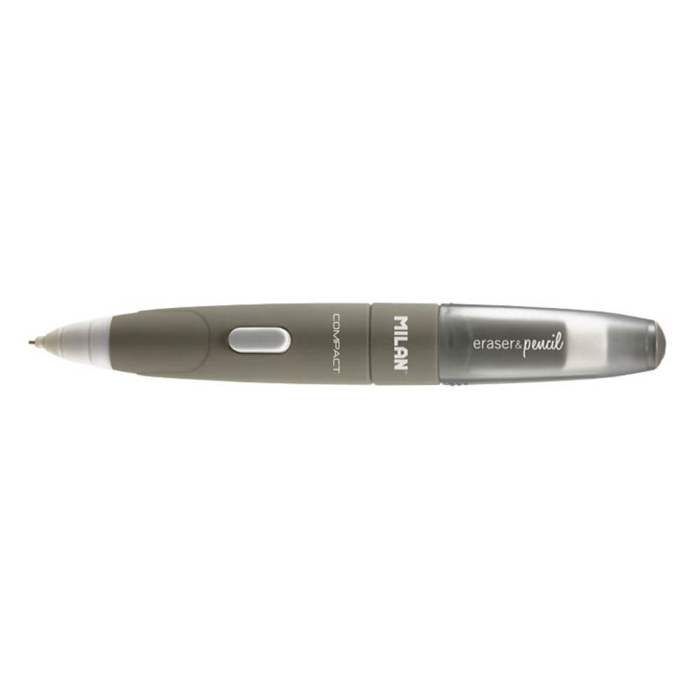 Creion Mecanic MILAN Compact, Mina de 0.7 mm, Radiera Inclusa, Corp din Plastic Gri, Creioane Mecanice, Creion Mecanic cu Mina, Creioane Mecanice cu Mina, Creion Mecanic Gri, Creion Mecanic cu Radiera, Creion Mecanic 0.7 mm