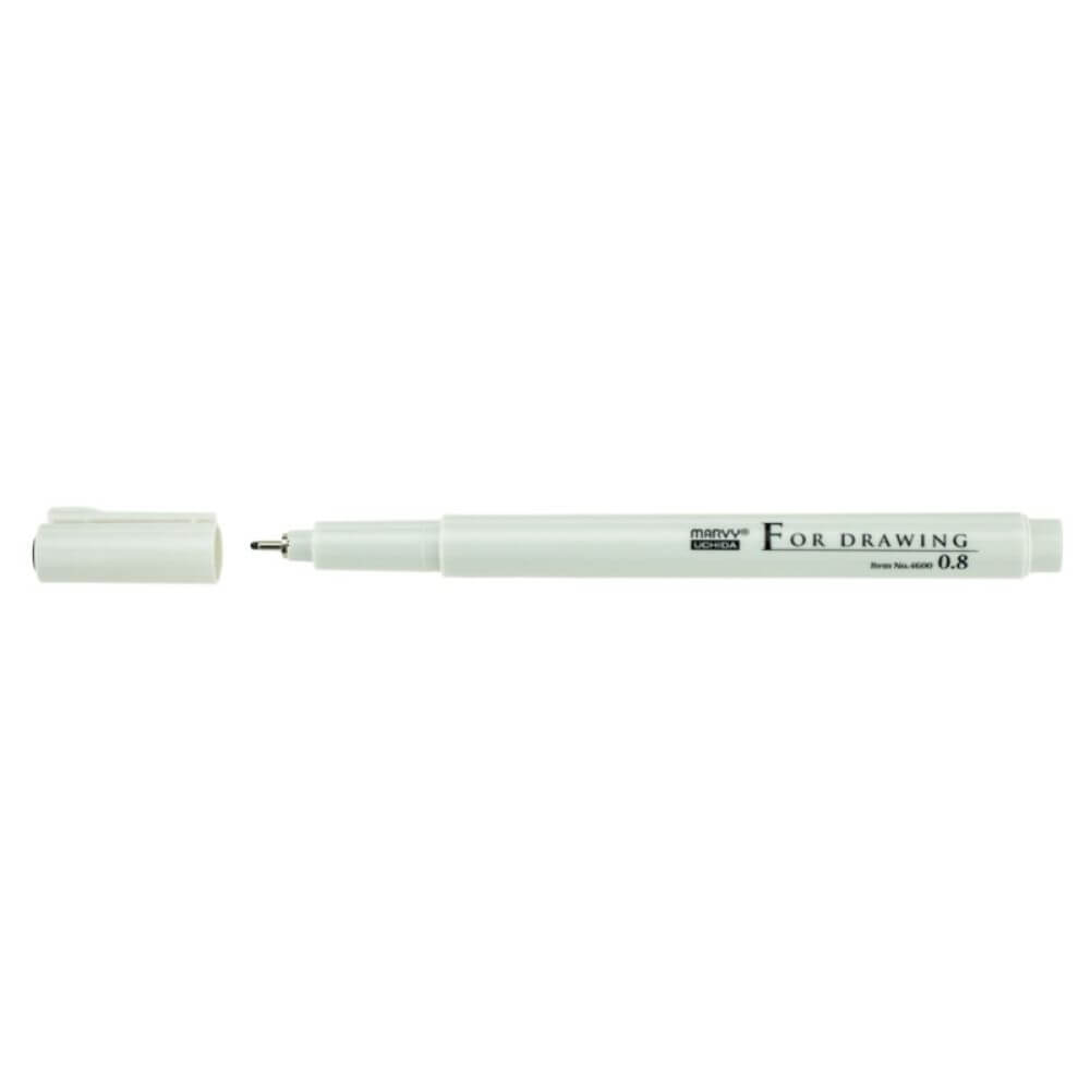 Pix Liner Grafic MARVY, Varf Rotund 0.8 mm, Mina Neagra, Cerneala pe Baza de Pigmenti, Pixuri Grafice, Pix Grafic cu Pigmenti, Liner Grafic, Liner Desen, Liner Pix, Liner cu Pigmenti, Pix Desen Grafic, Pix Desen Tehnic, Pixuri Liner