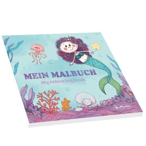 Carte De Colorat 20 X 20 Cm 48 Pagini Motiv Mermaid