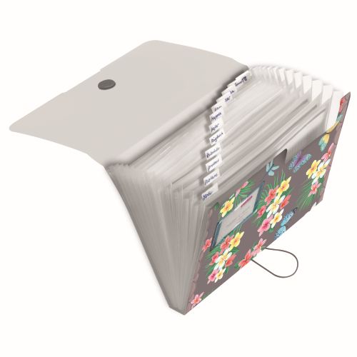 Mapa Extensibila Easy.orga To Go A4 Pp, 12 Compartimente, Motiv Ladylike Butterflies