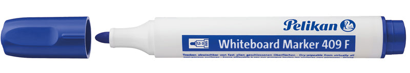 Marker Whiteboard 409 Varf Rotund Albastru