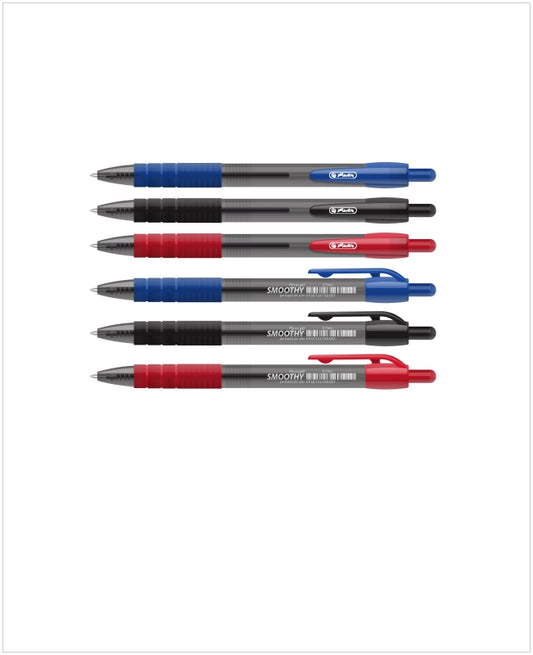 Pix Cu Gel Smoothy Mina 0,7mm Neagra, Set 12