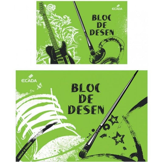Bloc A4 pentru Desen ECADA, 15 File, 120g/mÂ?, Bloc de Desen, Bloc A4 pentru Desen