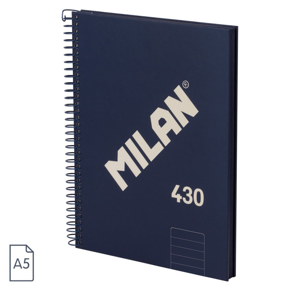 Caiet A5 80 File Dr Spira Milan Albastru 430 57152e80sncb
