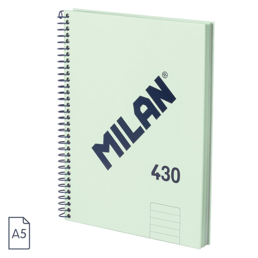 Caiet A5 80 File Dr Spira Milan Verde 430 57152e80sncg