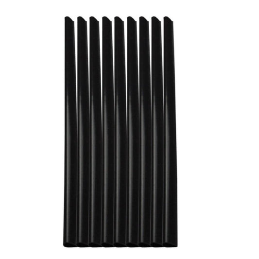 Set 25 Baghete Indosariere ECADA, Negre, 6 mm, Material Plastic, Bagheta pentru Indosariere, Baghete Plastic pentru Indosariere, Sina Plastic Indosariere, Bagheta din Plastic pentru Legat Documente, Set Baghete Indosariere, Accesorii Indosariere