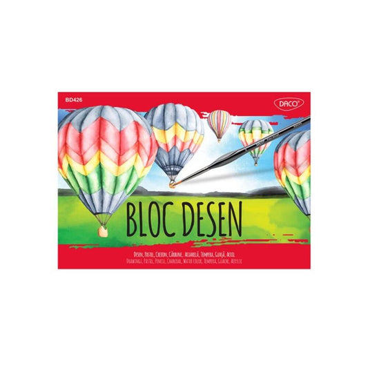 Bloc A3 pentru Desen DACO, 15 File, 250 g/mÂ?, Hartie Alba, Bloc Hartie, Bloc Hartie DACO, Bloc A3, Bloc Hartie Alba, Bloc Notes, Bloc Desen, Materiale Arta, Hartie Alba pentru Desen, Materiale Arta