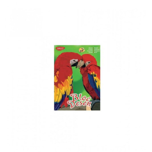 Bloc A4 pentru Desen DACO, 16 File, 170 g/mÂ?, Hartie Alba, Bloc Hartie, Bloc Hartie DACO, Bloc A4, Bloc Hartie Alba, Bloc Notes, Bloc Desen, Materiale Arta, Hartie Alba pentru Desen, Materiale Arta