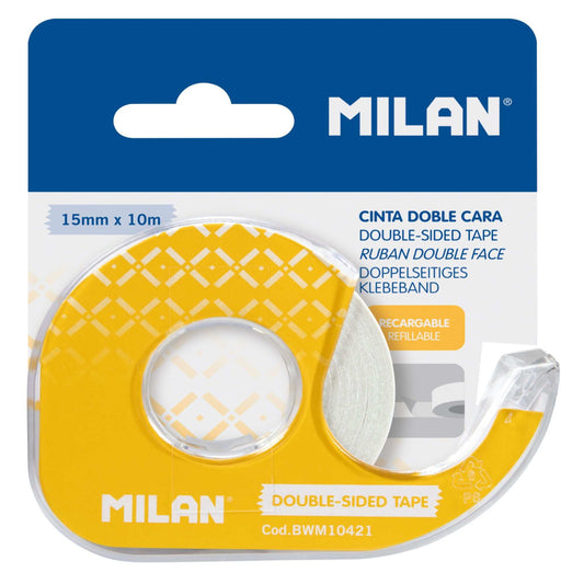 Banda Adeziva Dubla 15/10 Cu Suport Milan Bwm10421