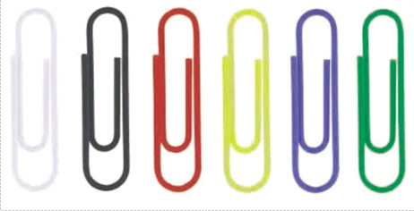 Agrafe Colorate 32 Mm, 100/cutie, Alco - Asortate