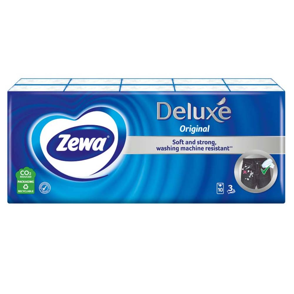 Servetele Zewa Deluxe Family, 3 Straturi, 10 Pac/Set