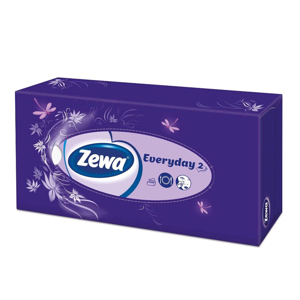 Servetele Zewa Everyday, 2 Straturi, 100 Buc