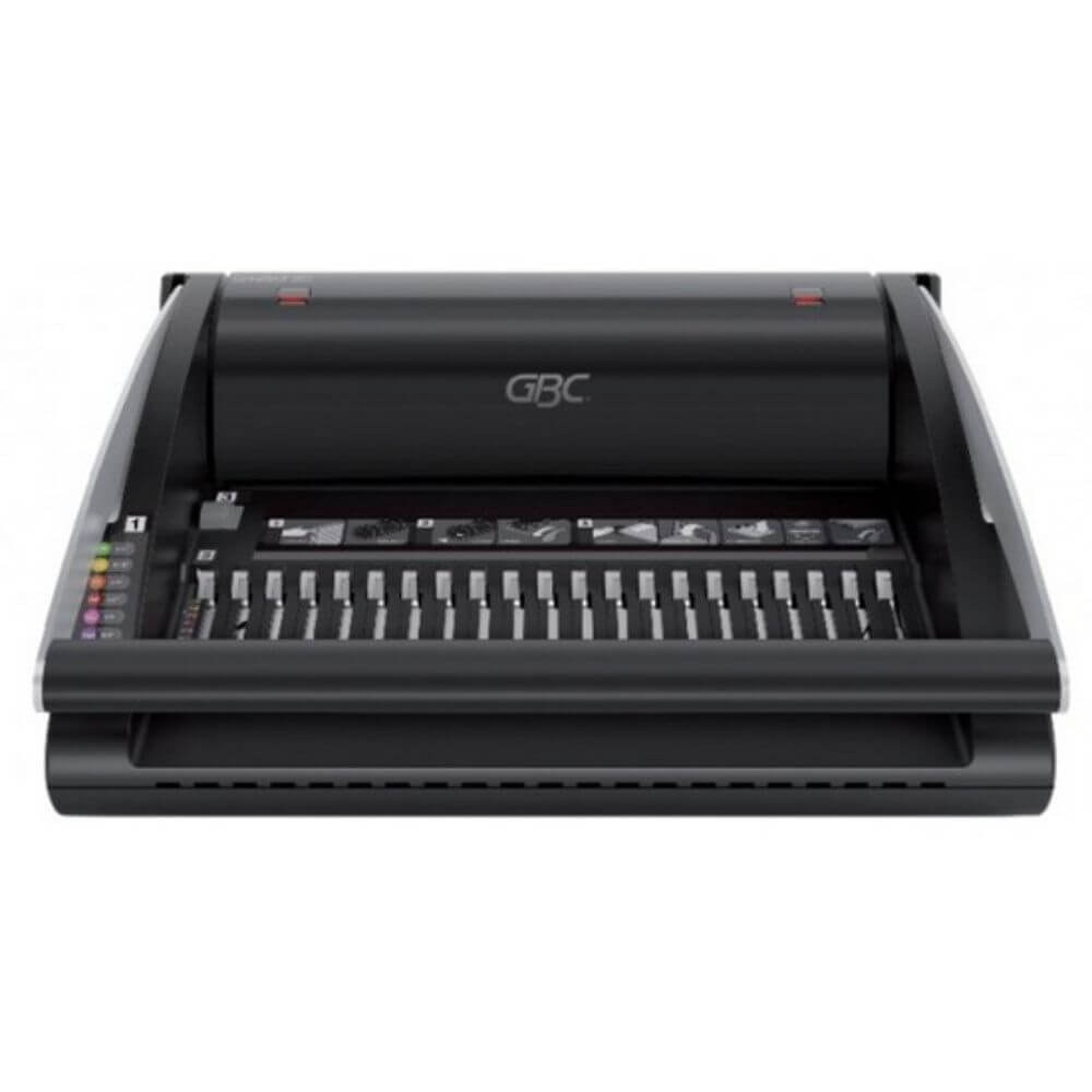 Aparat de Indosariat GBC CombBind C200, Capacitate 330 Coli, Perforare 20 Coli, 34x13x39.5 cm, Greutate 5.29 Kg, Aparat de Legat cu Inele de Plastic, Masina Indosariere, Aparat de Spiralat, Aparat de Indosariat cu Inele de Plastic, Aparatura Birou