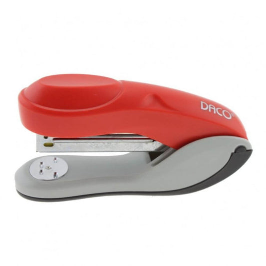 Capsator DACO Numarul 10, 12 Coli, Corp Rosu, Capsatoare Metalice Manuale, Capsator Manual de Hartie, Capsatoare Metalice DACO pentru Birou, Capsatoare 12 Coli, Capsatoare pentru Hartie, Capsator pentru Birou