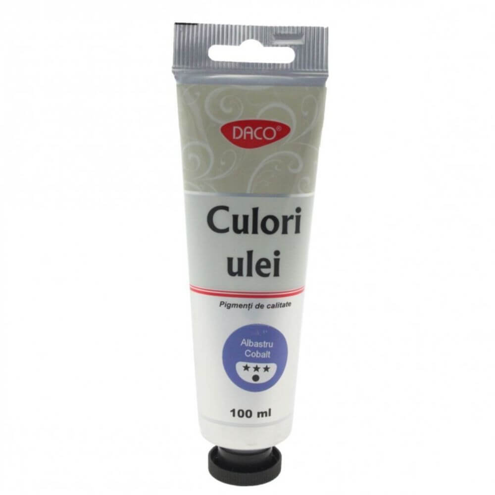 Vopsea Ulei Albastru Cobalt DACO, 100 ml, Culoare Ulei, Vopsele Ulei, Acuarele, Culori Ulei, Vopsea Ulei, Culori pentru Pictura, Culori Ulei Albastru Cobalt, Vopsele Ulei Albastru Cobalt, Culori de Ulei