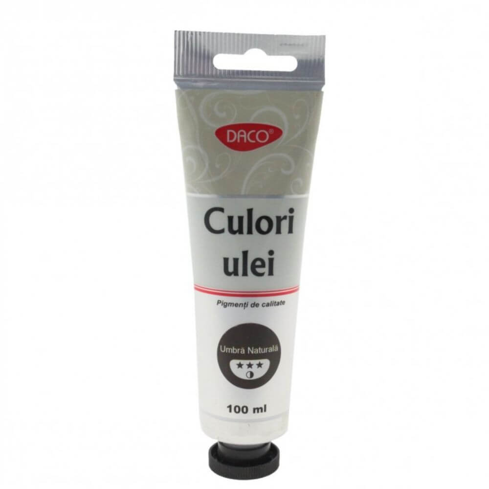 Vopsea Ulei Umbra Naturala DACO, 100 ml, Culoare Ulei, Vopsele Ulei, Acuarele, Culori Ulei, Vopsea Ulei, Culori pentru Pictura, Culori Ulei Umbra Naturala, Vopsele Ulei Umbra Naturala, Culori de Ulei