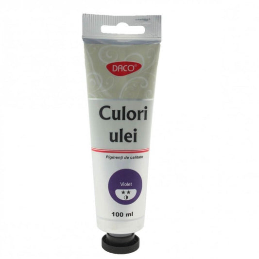 Vopsea Ulei Violet DACO, 100 ml, Culoare Ulei, Vopsele Ulei, Acuarele, Culori Ulei, Vopsea Ulei, Culori pentru Pictura, Culori Ulei Violet, Vopsele Ulei Violet, Culori de Ulei