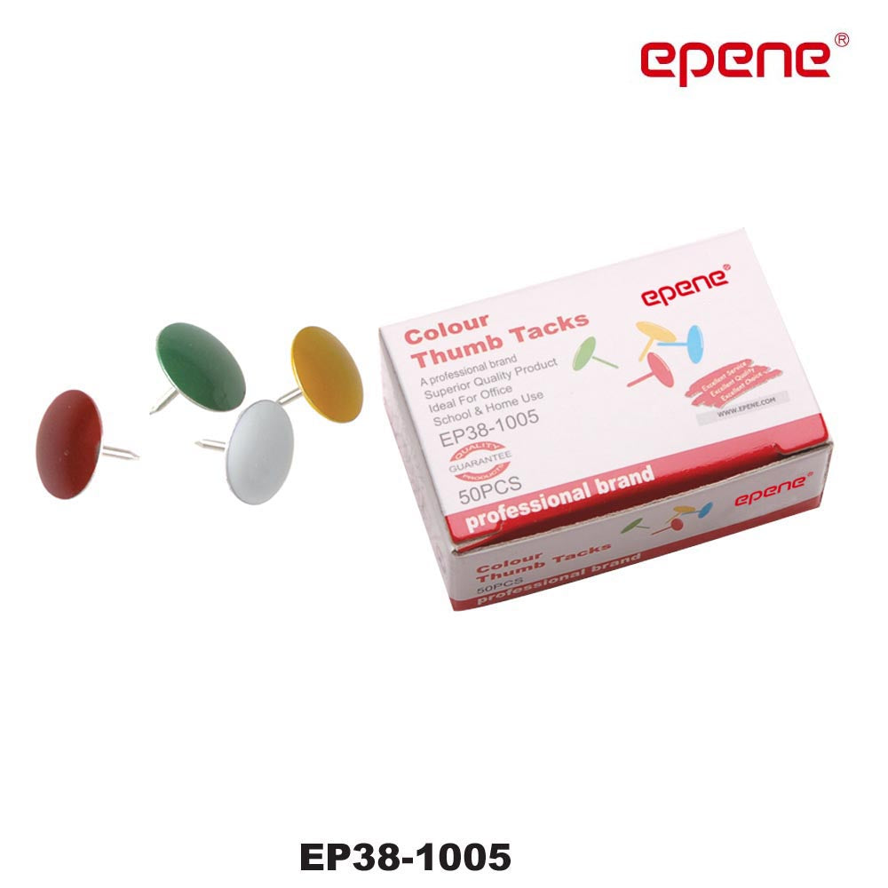 Pioneze Colorate, 50/cutie, Epene - Asortate