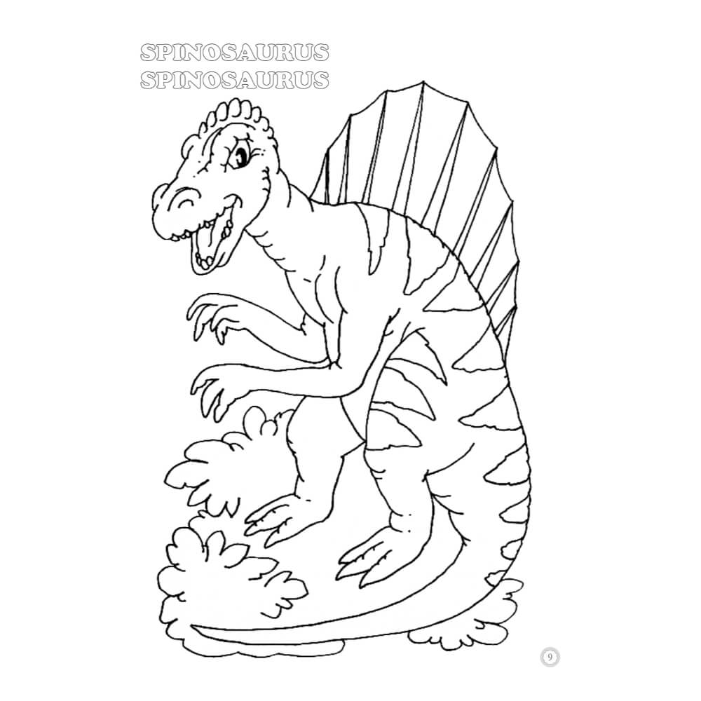 Desene Mari pentru Cei Mici, Dinozauri, Carte de Colorat B5