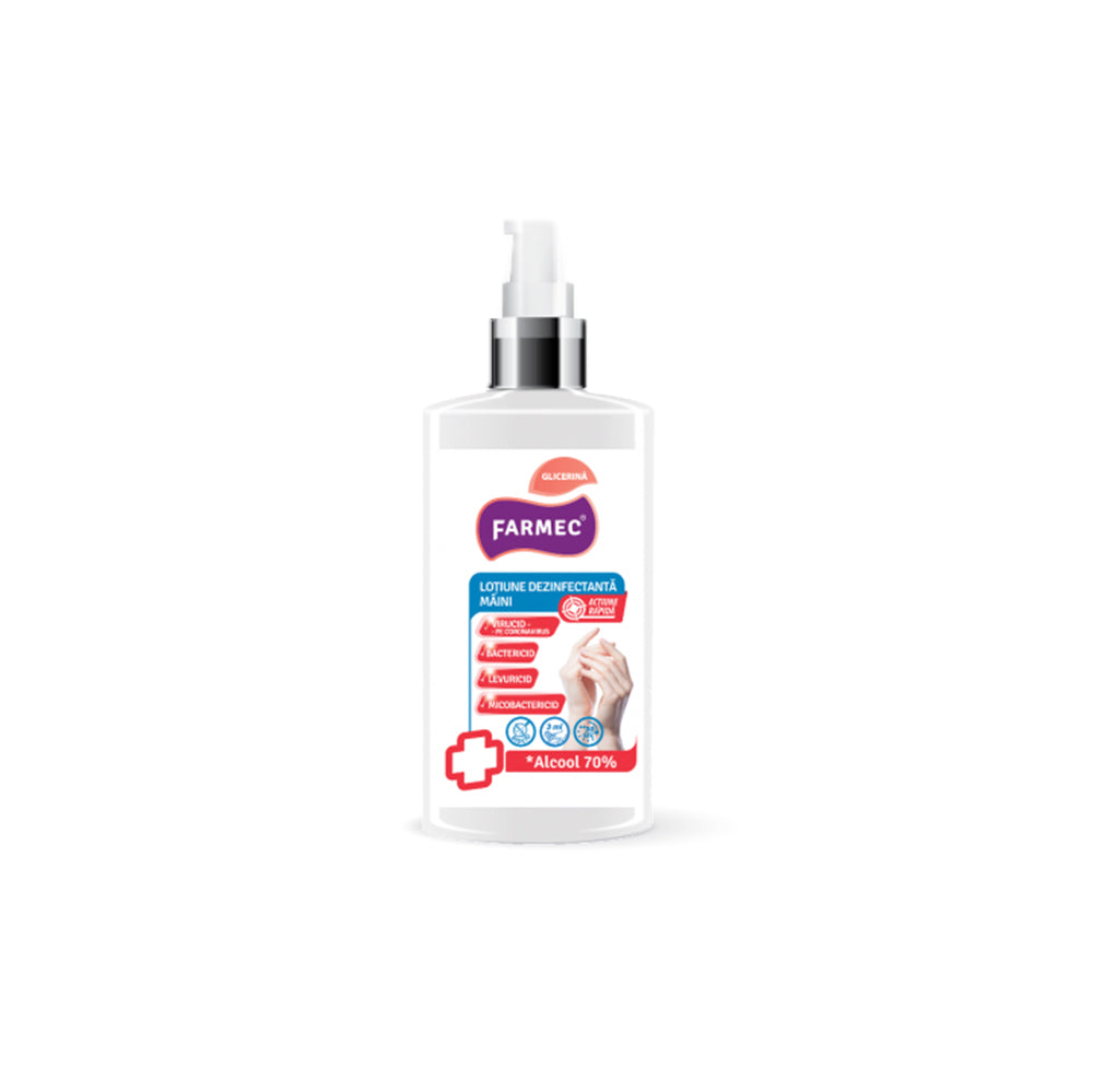 Gel Dezinfectant Maini Farmec cu 70% Alcool, 150 ml