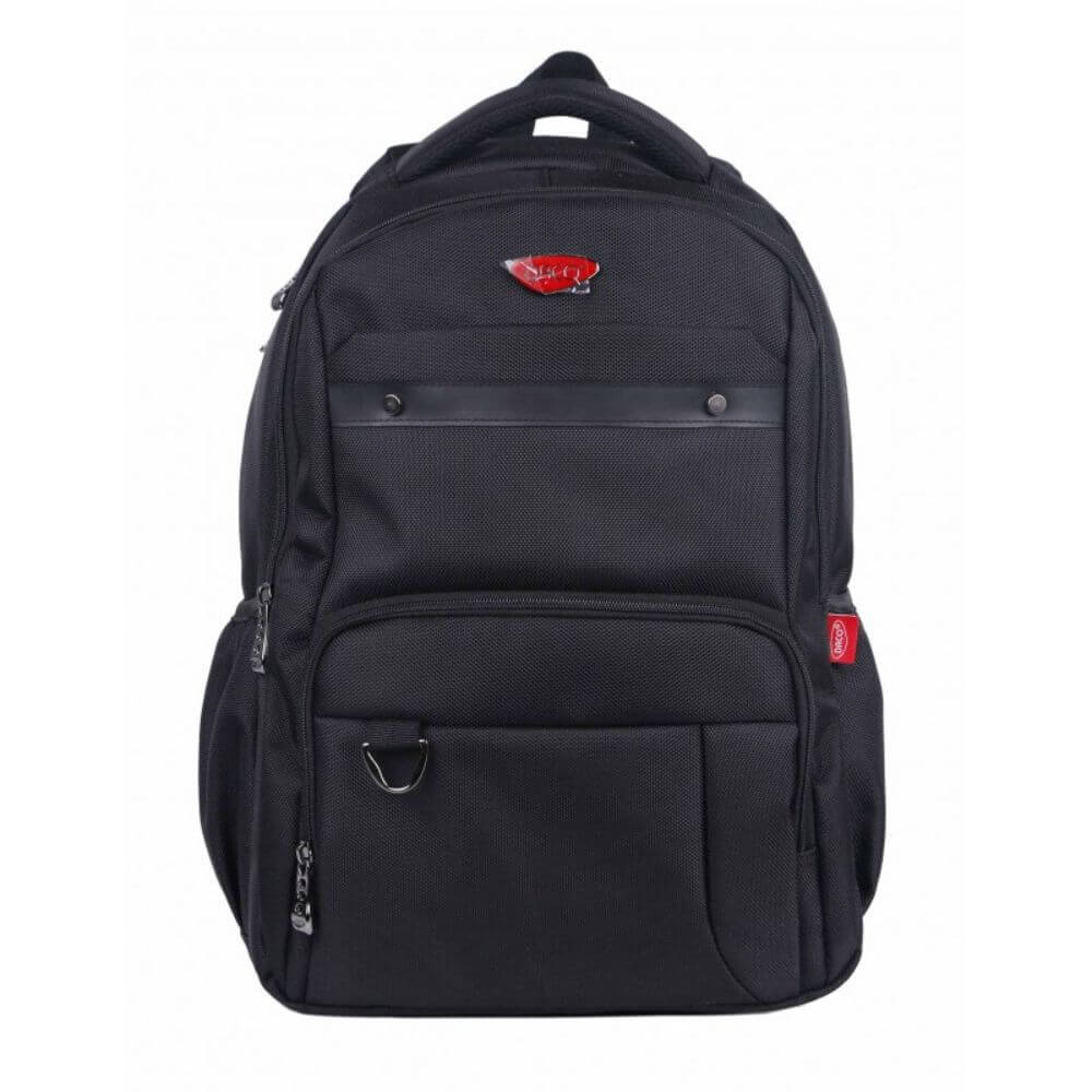 Ghiozdan DACO pentru Baieti, Dimensiuni 46x33x18 cm, Buzunar Interior cu Protectie pentru Laptop, Material Poliester, Culoare Negru, Ghiozdan Liceu, Ghiozdane Adolescenti, Ghiozdane DACO, Ghiozdan Negru, Ghiozdan Scolar, Ghiozdane Scolare
