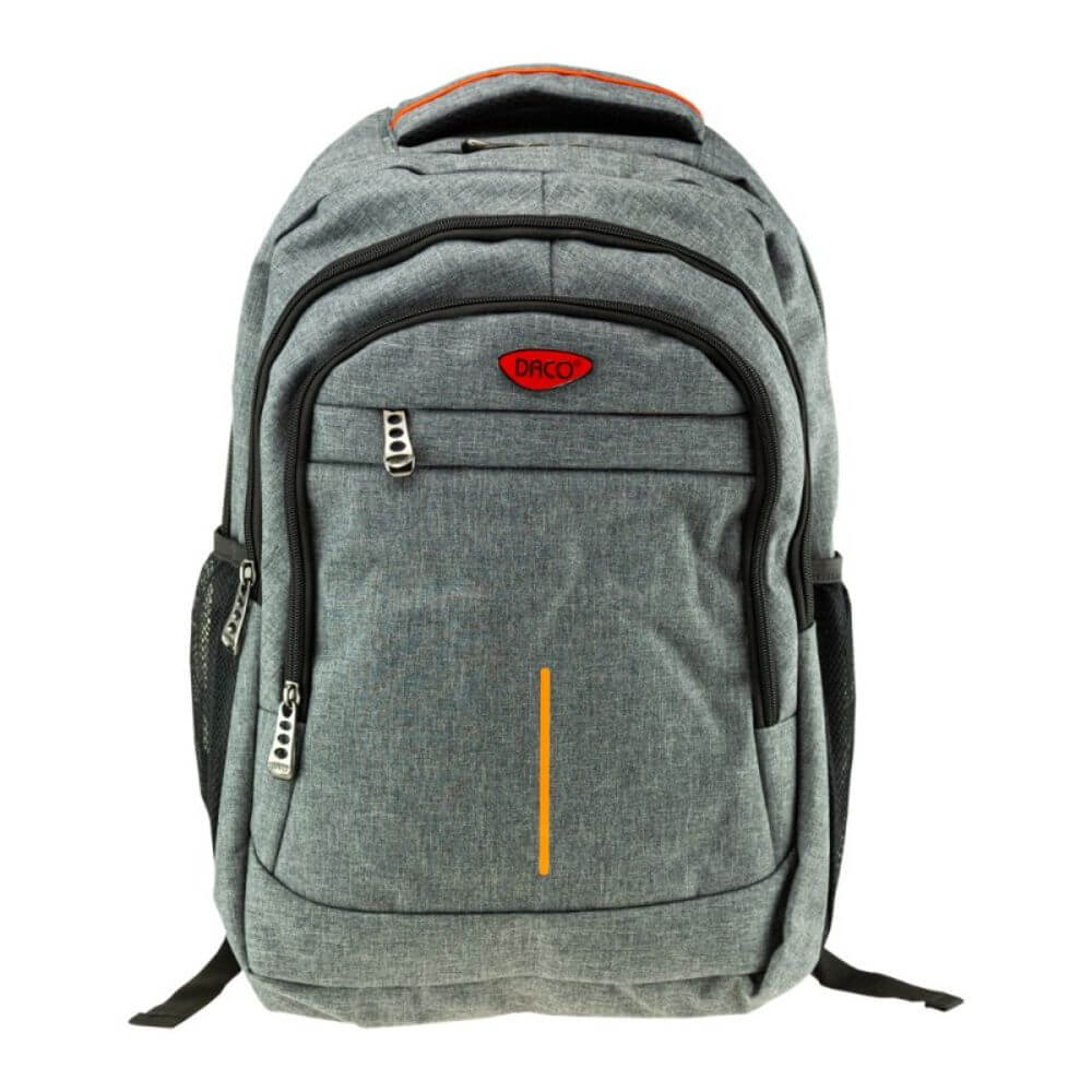 Ghiozdan DACO pentru Scolari, Dimensiuni 46x33x20 cm, Compartiment pentru Laptop, Material Poliester, Culoare Gri, Ghiozdan Liceu, Ghiozdane Scolari, Ghiozdane Adolescenti, Ghiozdane DACO, Ghiozdan Gri, Ghiozdan pentru Laptop