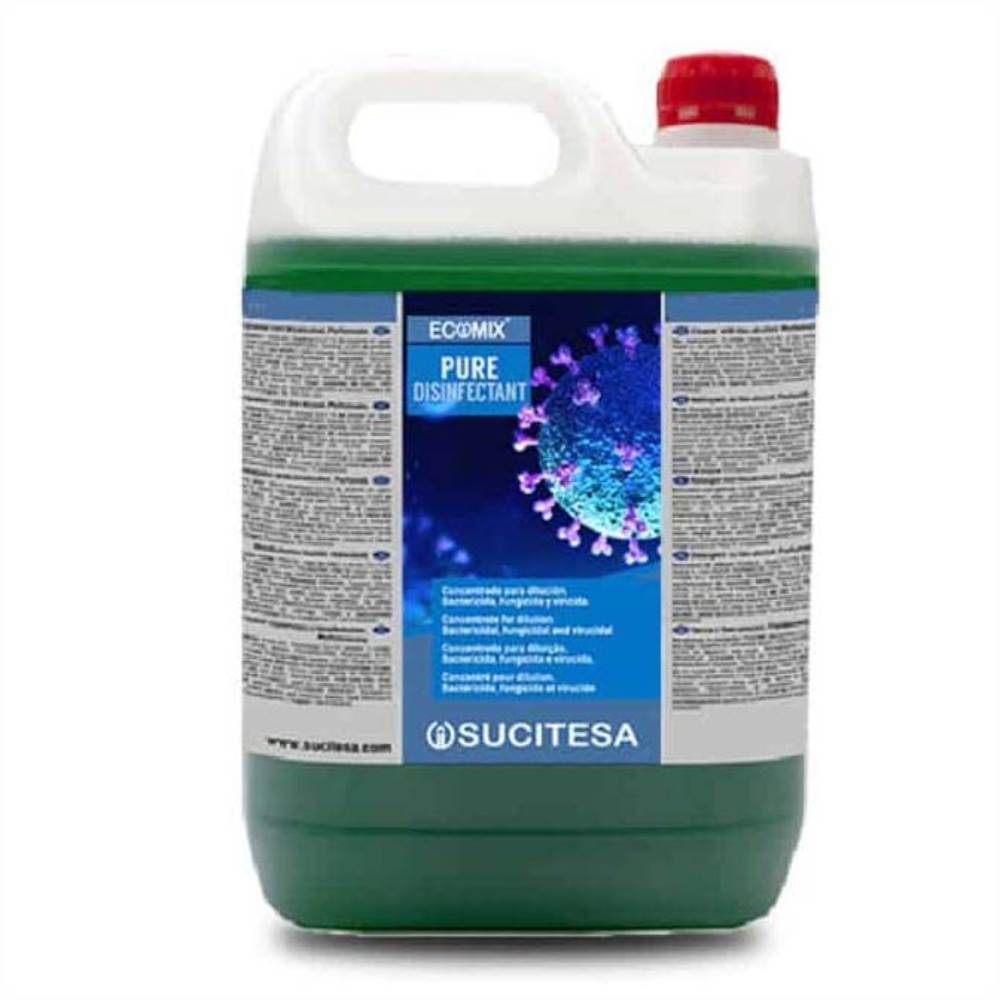 Detergent Dezinfectant Sucitesa pentru Toate Suprafetele Ecomix Pure Disinfect, 5 L
