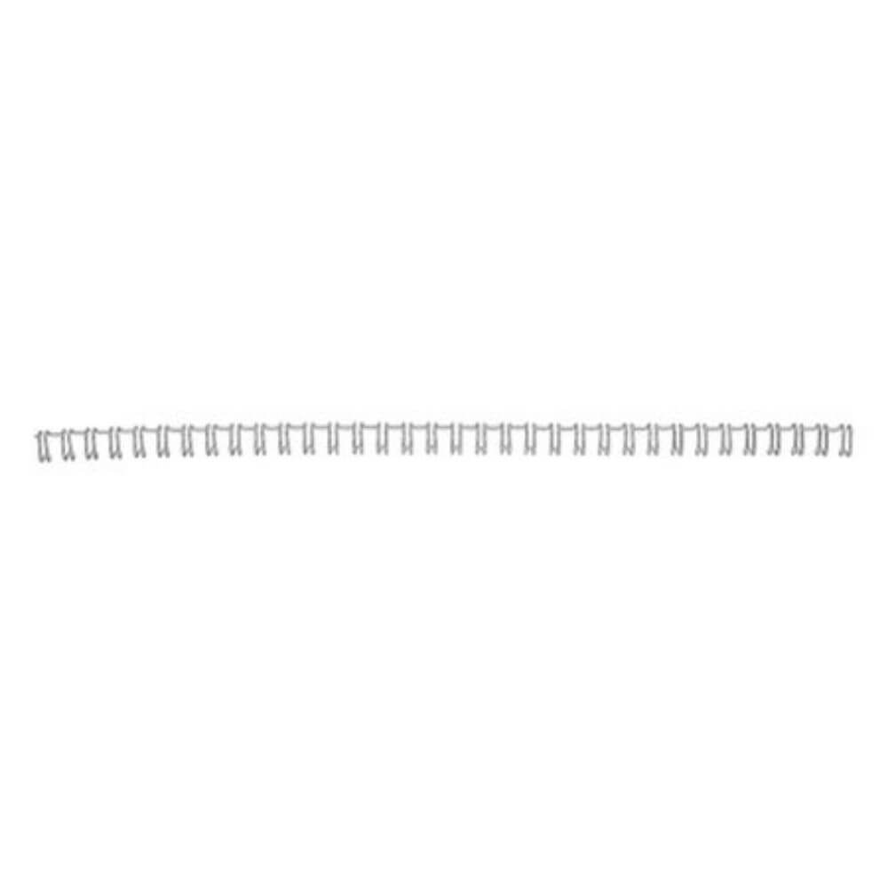 Inele din Metal pentru Indosariere EVOffice, Diametru Spira 6.4 mm, Capacitate 15-30 Coli, 100 Buc/Bax, Culoare Alba
