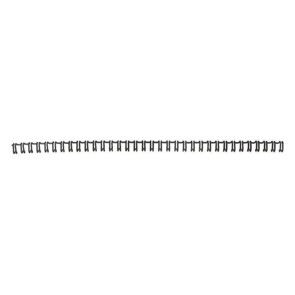 Inele din Metal pentru Indosariere EVOffice, Diametru Spira 8 mm, Capacitate 30-50 Coli, 100 Buc/Bax, Culoare Neagra