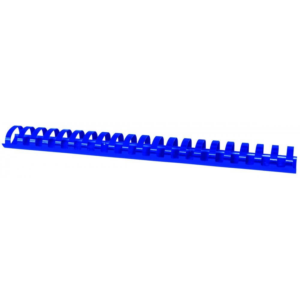 Inele din Plastic pentru Indosariere EVOffice, Dimensiune 32 mm, Capacitate 300 Coli, 50 Buc/Bax, Culoare Albastru, Spirale din Plastic de Legat