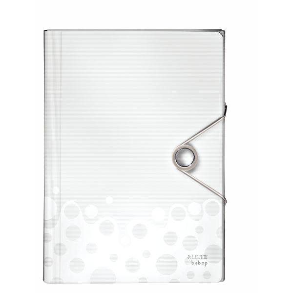 Mapa Plastic Tip Proiect, Cu 5 Separatoare, Leitz Bebop - Alb