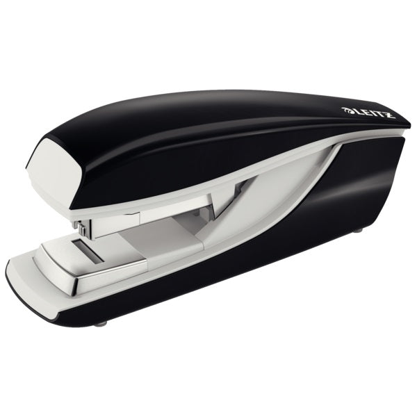 Capsator Metalic Leitz 5523 Nexxt Series, 40 Coli, Capsare Plata, 200 Capse P4 Incluse, Negru