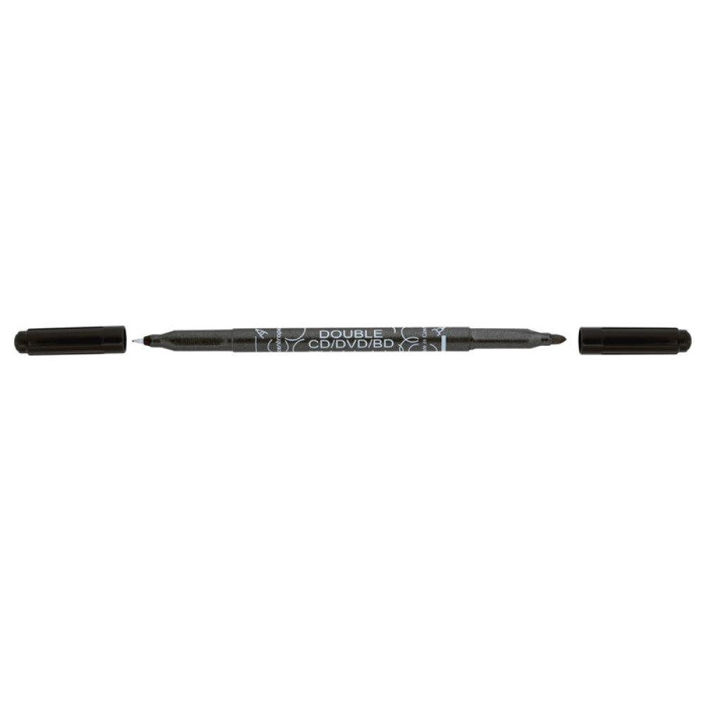 Marker Cd 2 Capete Negru 0.6/2.5mm 3616 Centropen
