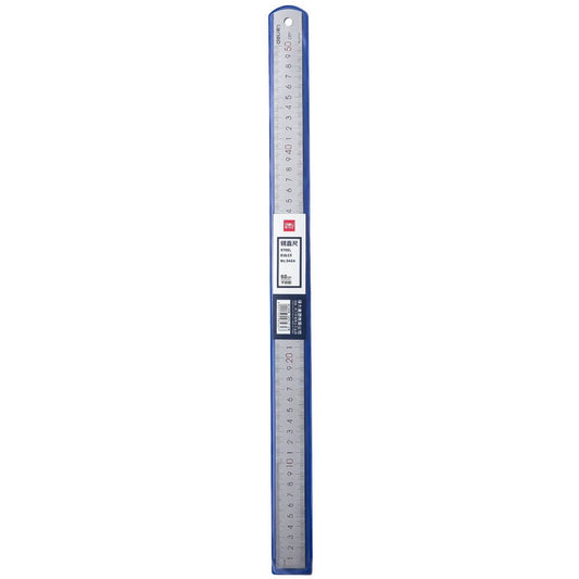 Rigla Metalica Deli, 50 cm, Rigla Metalica Gradata, Rigla Metalica 50 cm, Rigla de Metal Gradata, Rigle Metalice Gradate, Rigle Metalice 50 cm, Rigla 50 cm, Rigle 50 cm, Rigle de Metal Gradate, Liniar Metalic Gradat, Liniar Metalic 50 cm