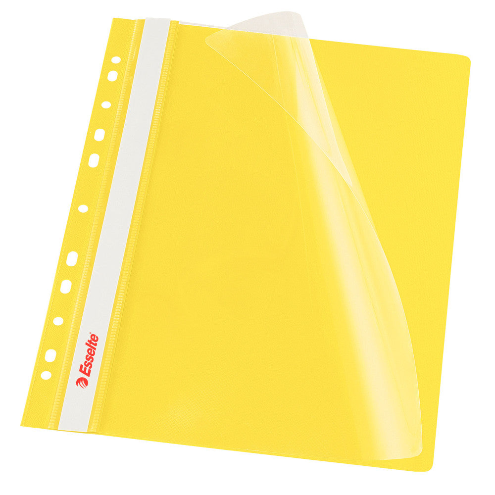 Dosar Plastic Cu Sina Si Multiperforatii Galben Esselte
