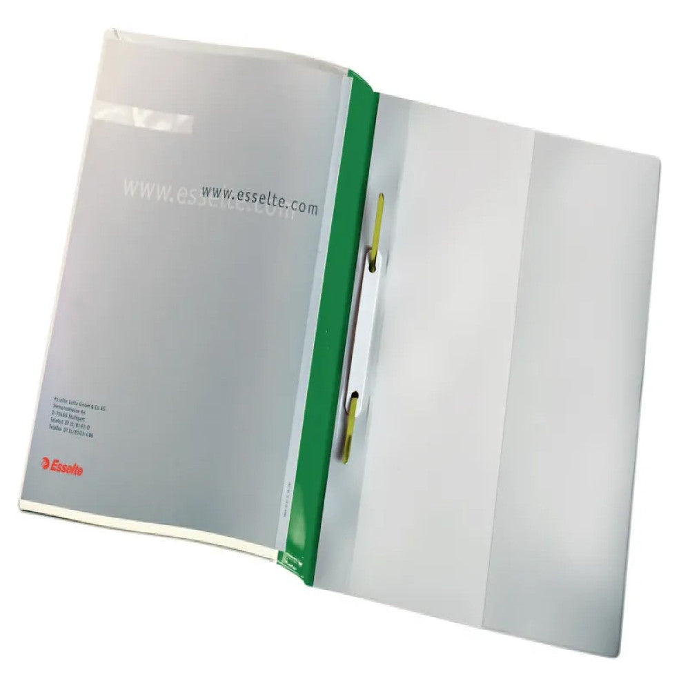 Dosar Plastic Cu Sina Standard Panorama Verde Esselte