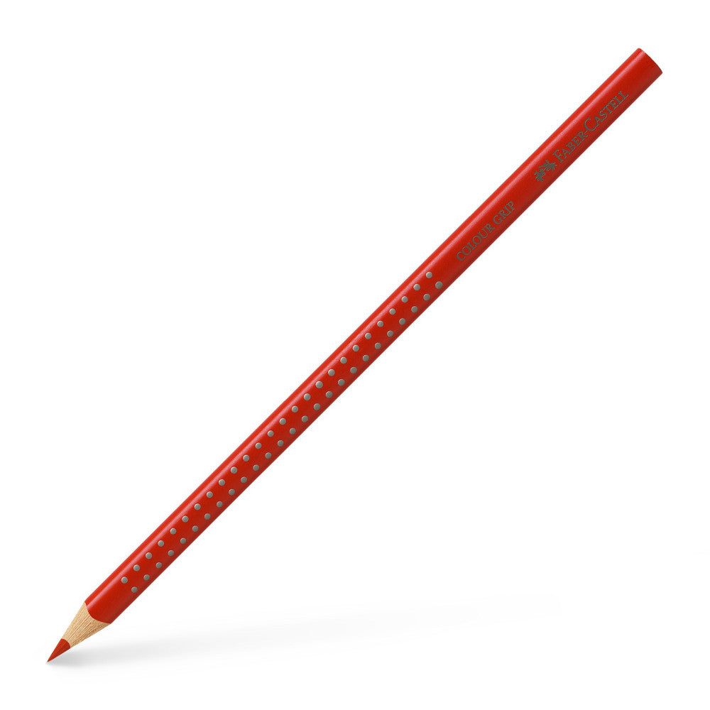 Creion Colorat Grip Rosu Scarlet Faber-castell