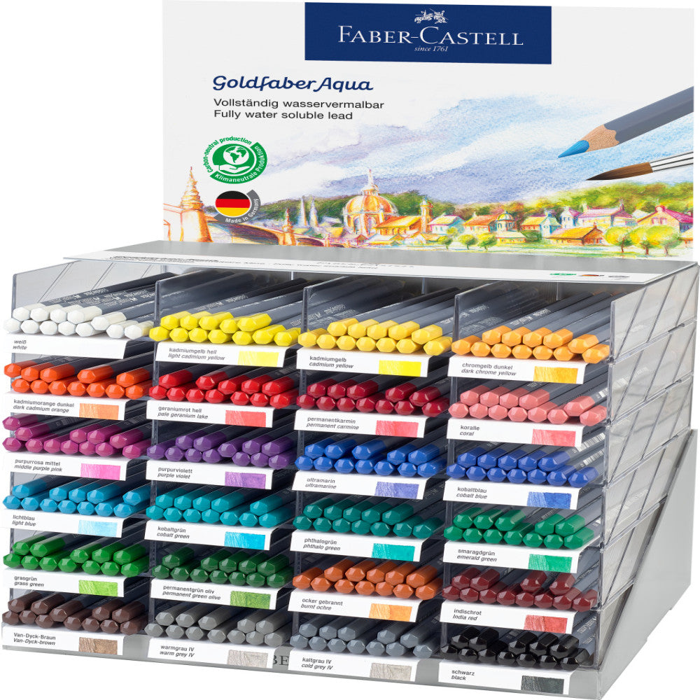 Display 288 Buc Creion Colorat Aquarelle Goldfaber Faber-castell