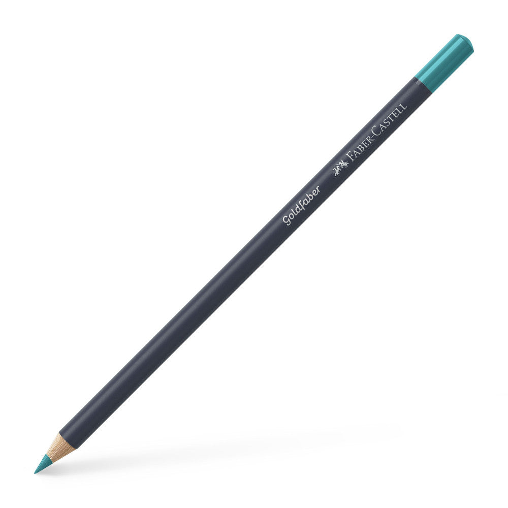 Creion Colorat Verde Cobalt 156 Goldfaber Faber-castell