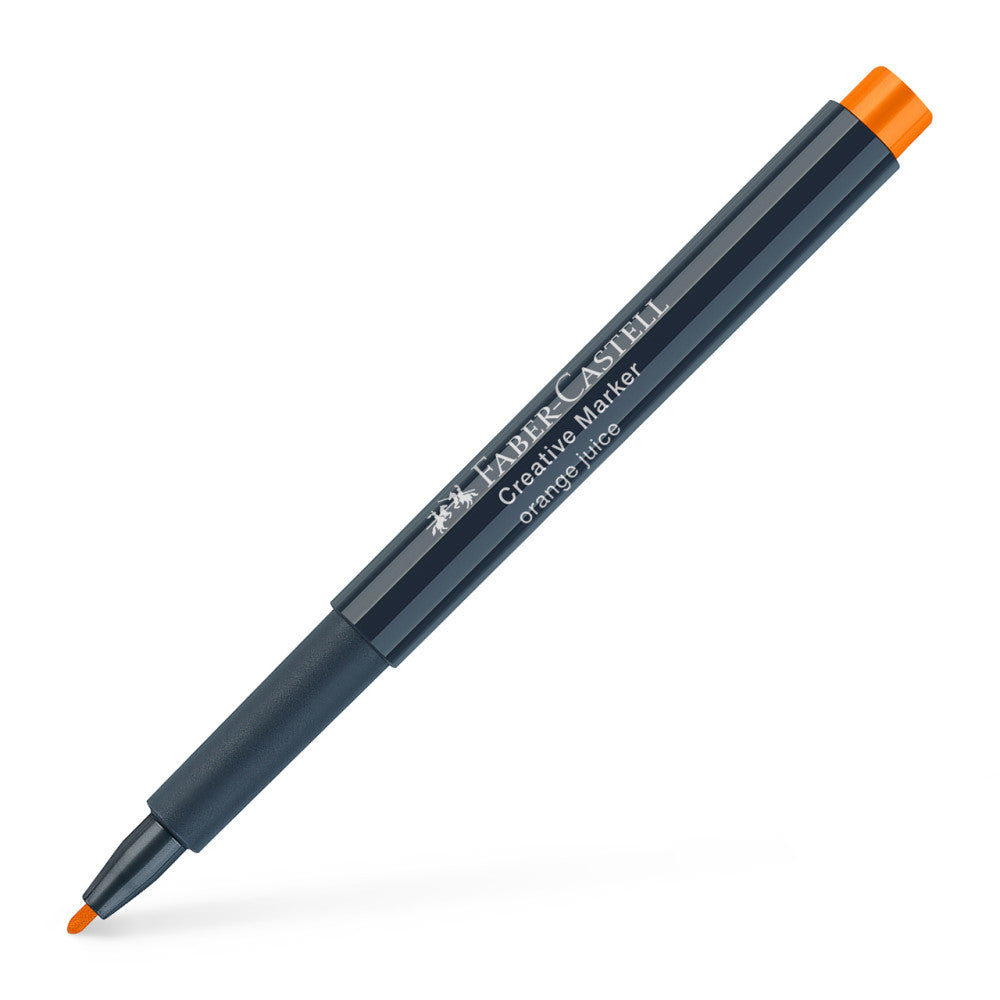 Marker Creativ Portocaliu Faber-castell