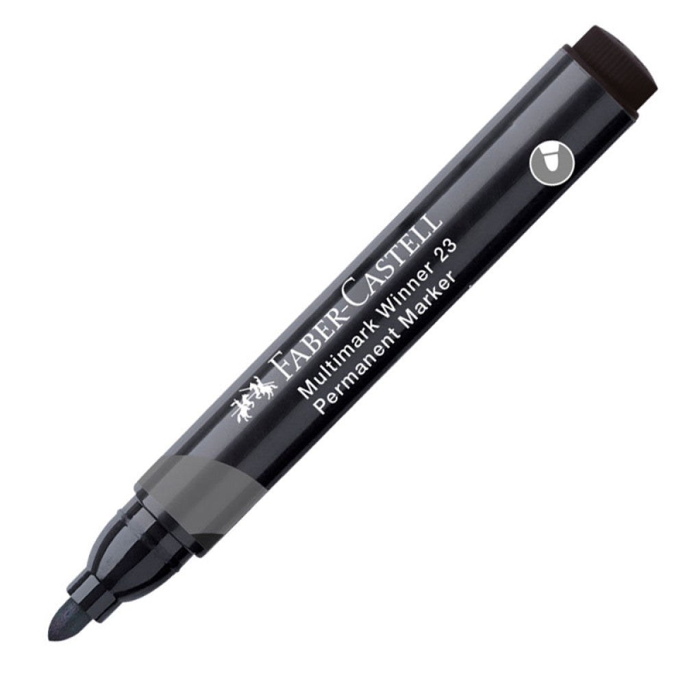Marker Permanent Negru Varf Rotund Multimark Winner 23 Faber-castell