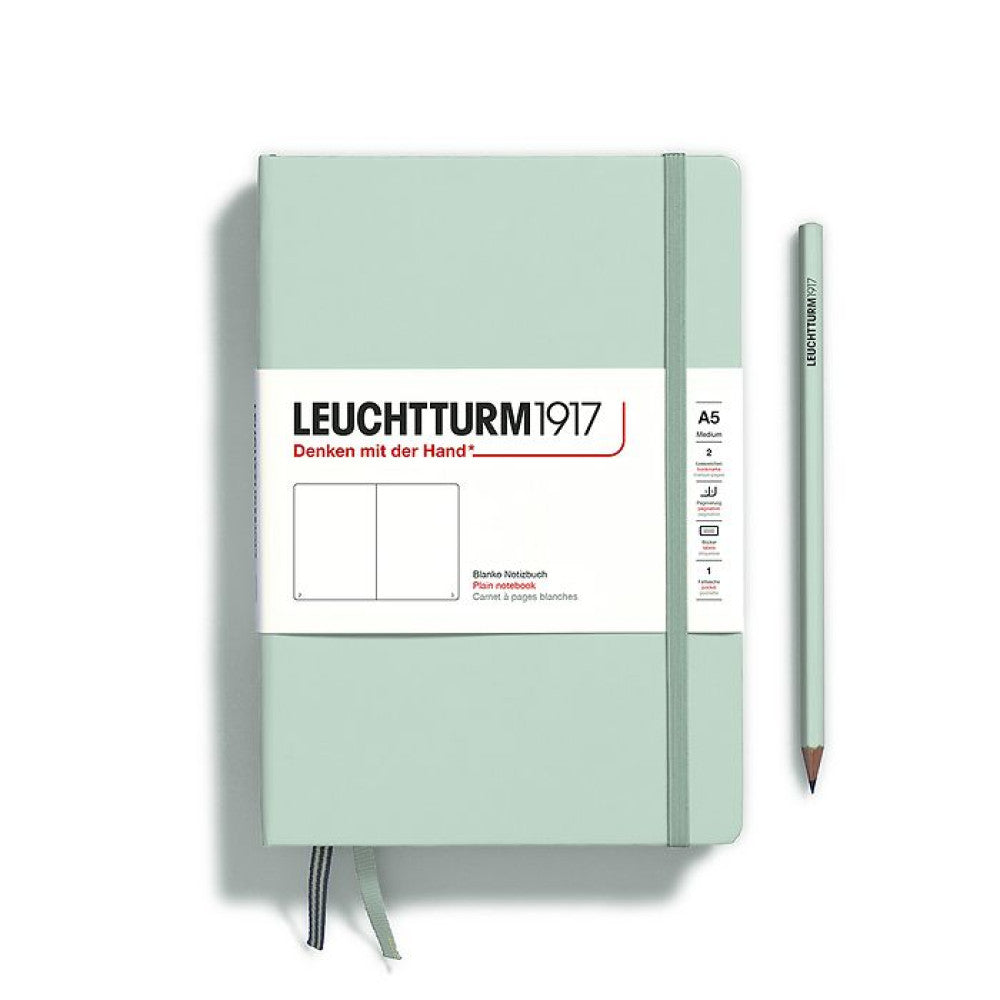 Caiet A5 Velin Coperta Rigida Verde Menta Leuchtturm