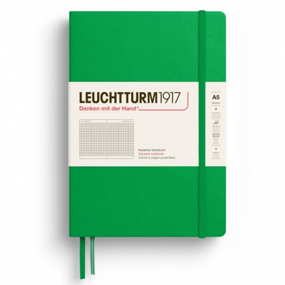 Caiet A5 Aritmetica Coperta Rigida Verde Primavaratic Leuchtturm