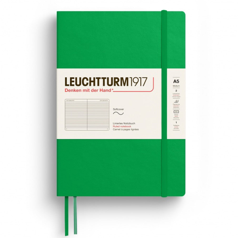 Caiet A5 Dictando Coperta Flexibila Verde Primavaratic Leuchtturm