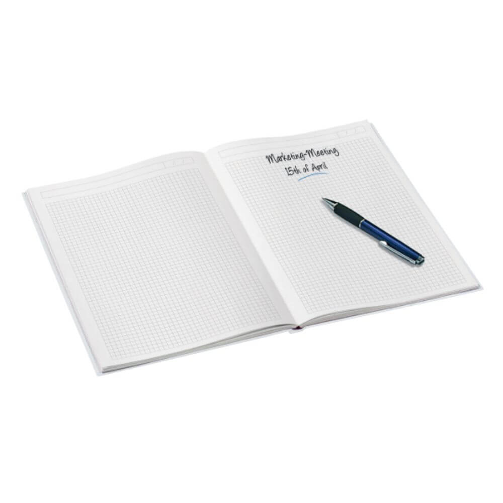 Caiet Leitz Wow, Carton Laminat, Coperta Dura, Fsc, Reciclabil, A5, 80 Coli, Matematica, Mov