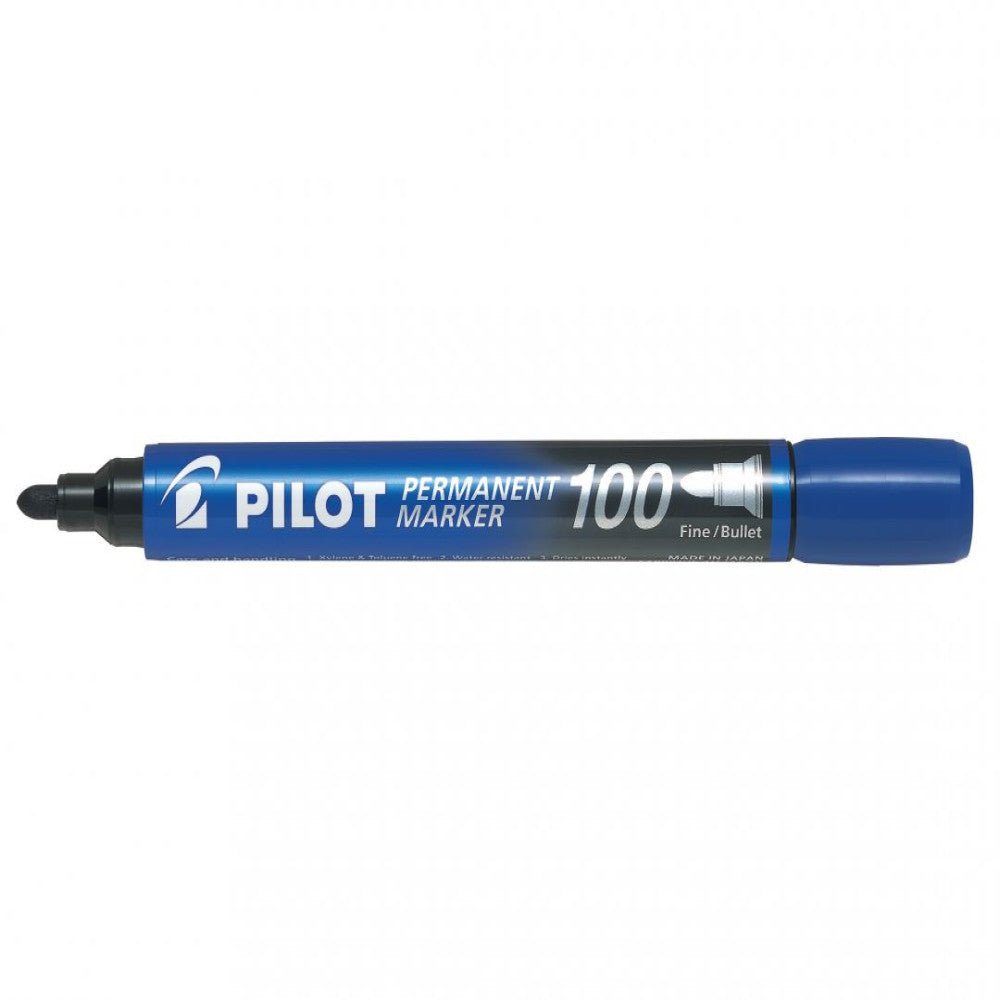 Marker Permanent Albastru Varf Rotund 3mm 100 Pilot